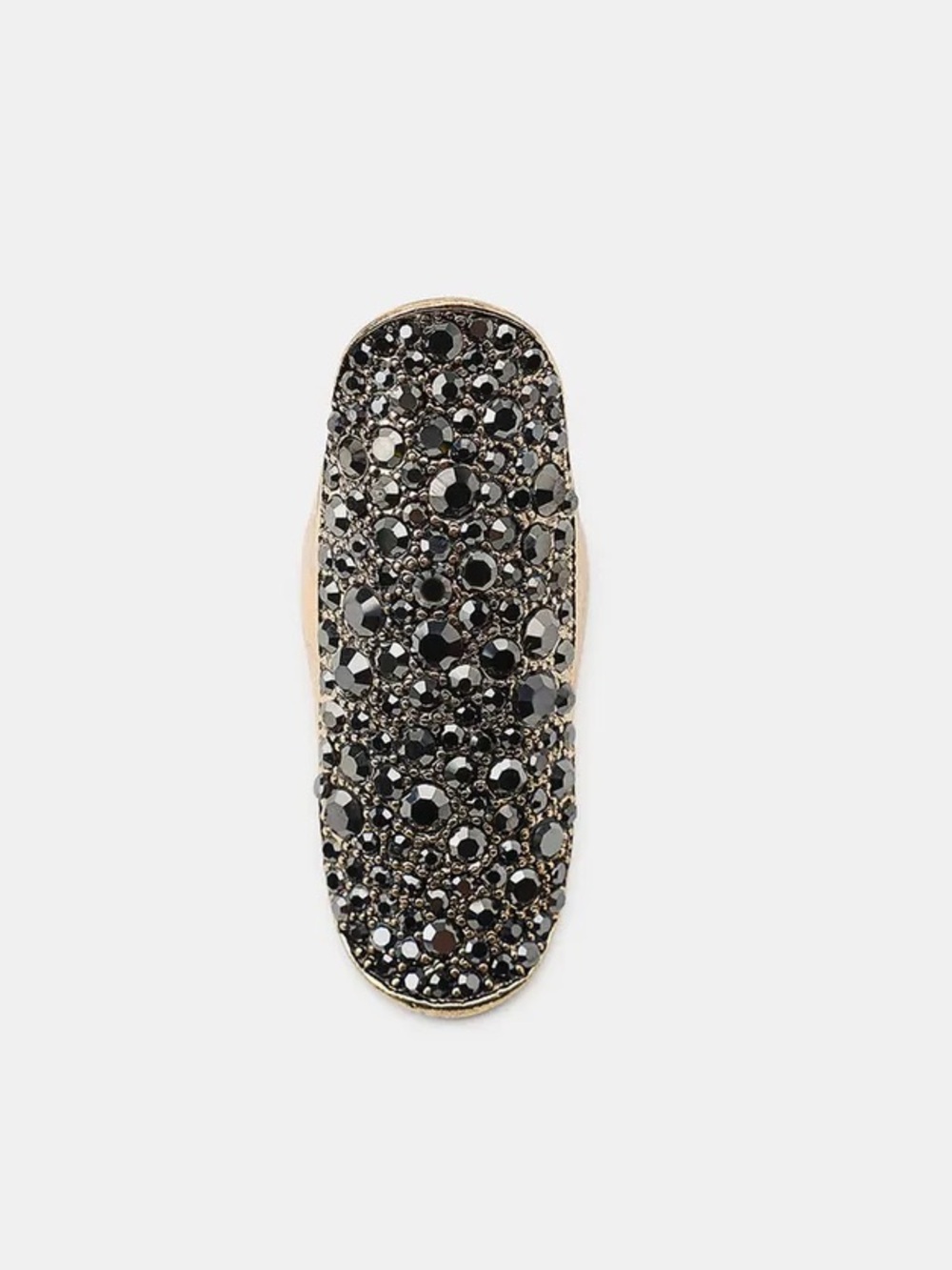 ZARA RHINESTONE SHUTTLE RING - Picture 2 of 4